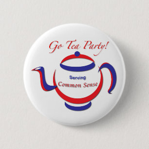 Badge Rond 5 Cm Vont le thé ! Bouton