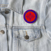 Badge Rond 5 Cm VooDoo Magik (En situation)