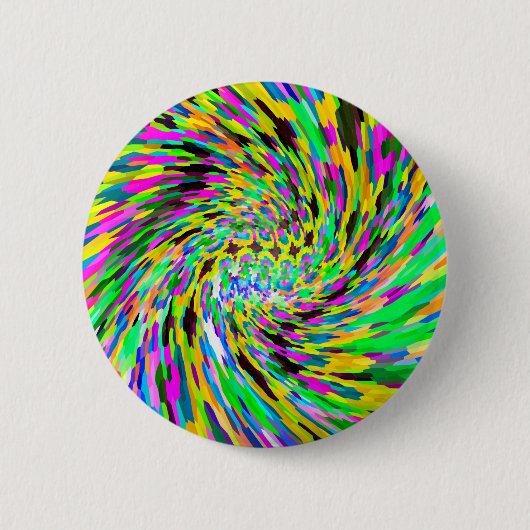 Badge Rond 5 Cm Vortex psychédélique (Devant)