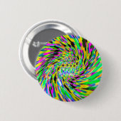 Badge Rond 5 Cm Vortex psychédélique (Devant & derrière)