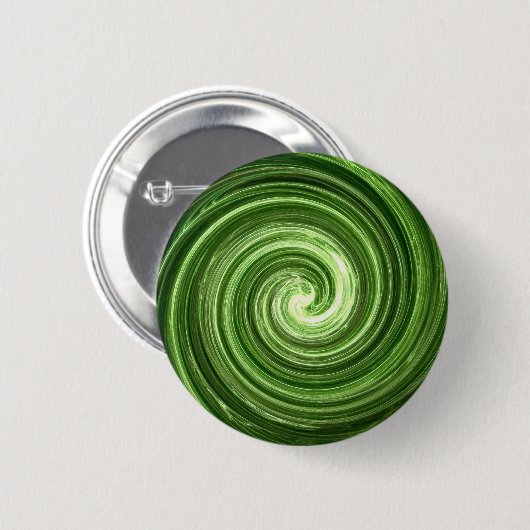 Badge Rond 5 Cm Vortex vert (Devant & derrière)