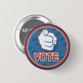 Badge Rond 5 Cm vote (Devant & derrière)
