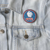 Badge Rond 5 Cm vote (En situation)