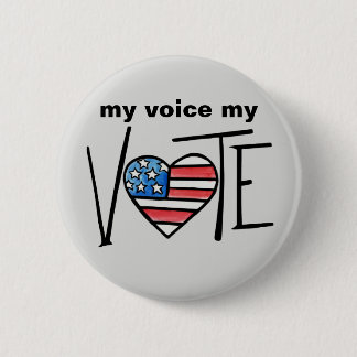 BADGE ROND 5 CM VOTE