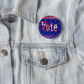 Badge Rond 5 Cm Vote (En situation)