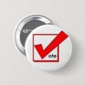 Badge Rond 5 Cm Vote (Devant & derrière)
