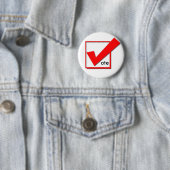 Badge Rond 5 Cm Vote (En situation)