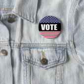 BADGE ROND 5 CM VOTE (En situation)