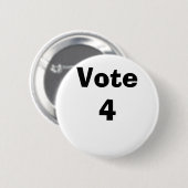 Badge Rond 5 Cm Vote 4 (Devant & derrière)