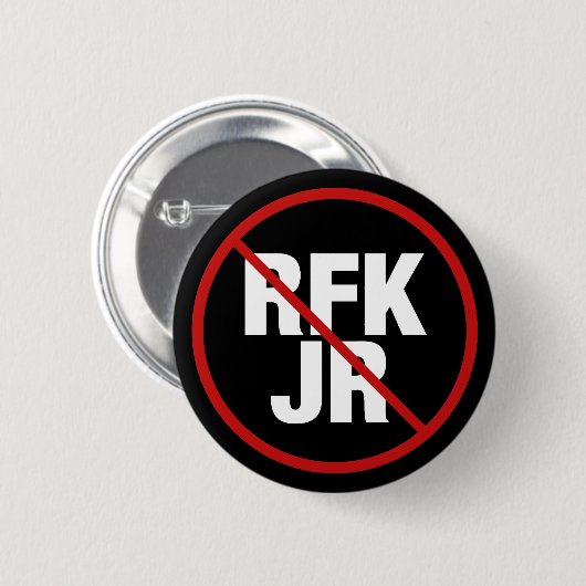 Badge Rond 5 Cm Vote anti RFK Jr. Contre Robert F. Kennedy (Devant & derrière)