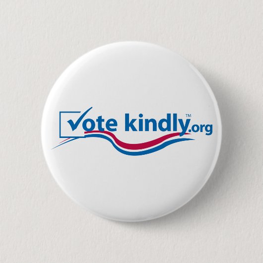 Badge Rond 5 Cm Vote avec bonté (Devant)
