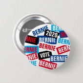 Badge Rond 5 Cm Vote Bernie 2020 (Devant & derrière)