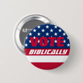 Badge Rond 5 Cm Vote biblique (Devant & derrière)