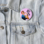 BADGE ROND 5 CM VOTE DE VRAIES FEMMES POUR PALIN (En situation)