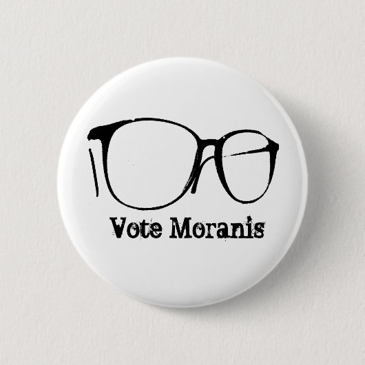 Badge Rond 5 Cm Vote Moranis (Devant)