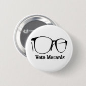Badge Rond 5 Cm Vote Moranis (Devant & derrière)