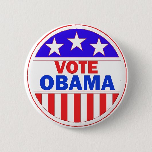 Badge Rond 5 Cm Vote Obama (Devant)