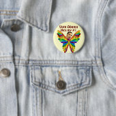 Badge Rond 5 Cm Vote Obama (En situation)
