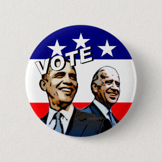 Badge Rond 5 Cm Vote Obama Biden en 2008