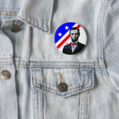 Badge Rond 5 Cm Vote pour Abraham Lincoln (En situation)