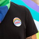 Badge Rond 5 Cm Vote pour l'élection de Biden Harris Rainbow<br><div class="desc">Vote Joe Biden Kamala Harris 2024. Bouton arc-en-ciel politique mignon pour les choix démocratiques pour le président et le vice-président lors de l'élection présidentielle de 2024. Boutons queer pour la communauté LGBTQ.</div>