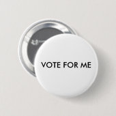 BADGE ROND 5 CM VOTE POUR MOI (Devant & derrière)