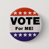 Badge Rond 5 Cm Vote pour moi (Devant)