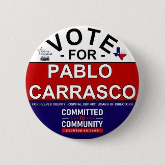 Badge Rond 5 Cm Vote pour Pablo Carrasco