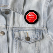 Badge Rond 5 Cm Vote Save Democracy Stop Project 2025 (En situation)