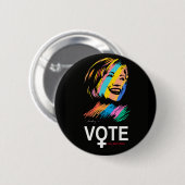 Badge Rond 5 Cm voteHILLARY2016 (Devant & derrière)