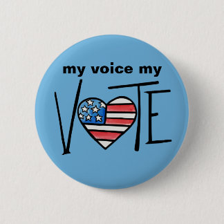 BADGE ROND 5 CM VOTER
