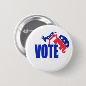 BADGE ROND 5 CM VOTER (Devant & derrière)