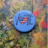 BADGE ROND 5 CM VOTER