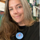 BADGE ROND 5 CM VOTER