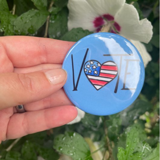 BADGE ROND 5 CM VOTER