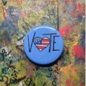 BADGE ROND 5 CM VOTER