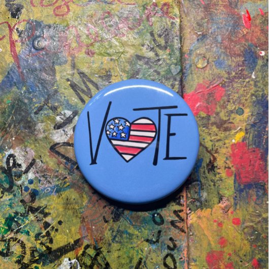 BADGE ROND 5 CM VOTER