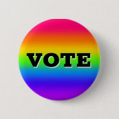 Badge Rond 5 Cm VOTER (modifier les mots) (Devant)