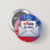 Badge Rond 5 Cm Voter par courrier (Devant & derrière)