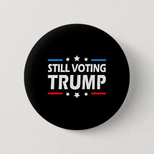 Badge Rond 5 Cm Voter Trump 2024 Drapeau patriotique américain Hom