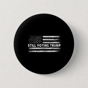 Badge Rond 5 Cm Voter Trump 2024 Drapeau patriotique américain Hom