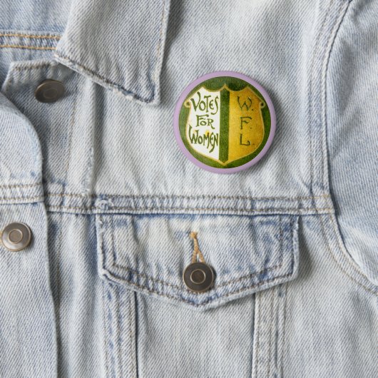 Badge Rond 5 Cm Votes pour la ligue de liberté de femmes (En situation)