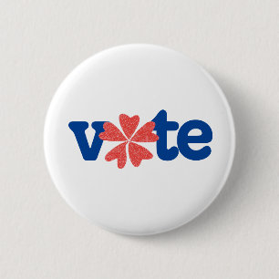 Badge Rond 5 Cm Votez
