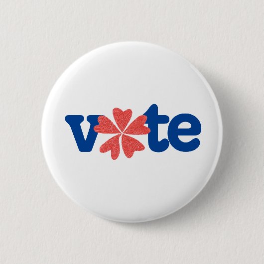 Badge Rond 5 Cm Votez (Devant)