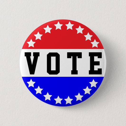 Badge Rond 5 Cm VOTEZ !bouton (Devant)