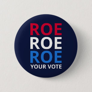 Badge Rond 5 Cm Votez I