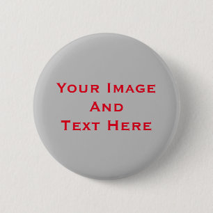 Badge Rond 5 Cm Votre bouton personnalisé avec image et texte