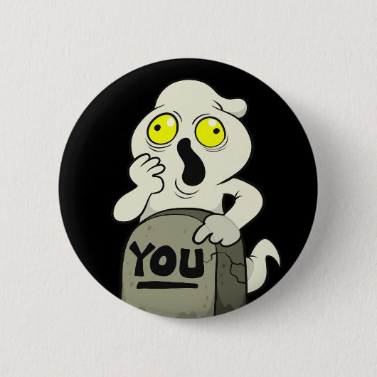 Badge Rond 5 Cm Votre fantôme (Devant)