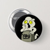 Badge Rond 5 Cm Votre fantôme (Devant & derrière)