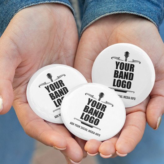 Badge Rond 5 Cm Votre logo de bande